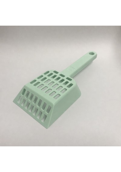 3d Baskı Kedi Kumu Küreği - Geniş Hazneli Eleme Küreği-mint