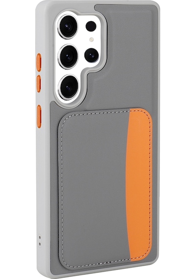 Galaxy Uyumlu S25 Ultra Kılıf Kartlıklı Zore X-kart Silikon Kapak - Siyah Siyah