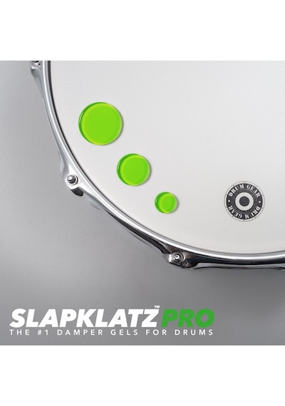 Slapklatz Pro Alien Green 12pcs Super Davul Susturucu Jel