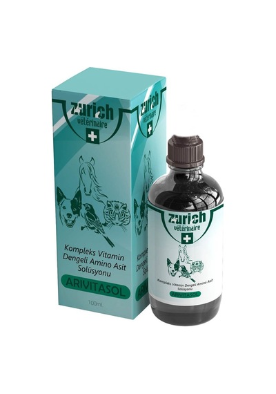 Arivitasol Evcil Hayvanlar İçin Kompleks Vitamin Ve Dengeli Aminoasit Solüsyonu 100 Ml