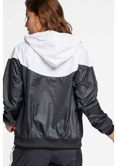 Nike Ar3092-010 Windrunner Kapüşonlu Kadın Mont-7472 Siyah
