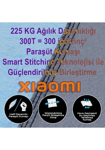 Xiaomi Heyshake Outdoor Kamp Hamağı - Geliştirilmiş Hibrit Seri - 220x90 Cm - 225kg Dayanıklılık Gri