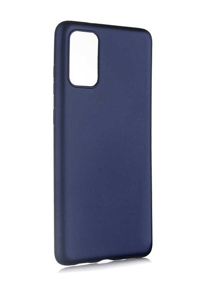 Noktaks - Samsung Galaxy Uyumlu S20 Plus - Kılıf Mat Renkli Esnek Premier Silikon Kapak - Lacivert