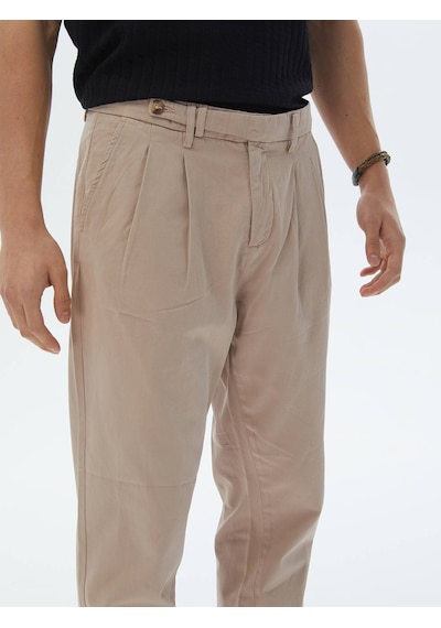 Kip Açık Kahve Dokuma Smart Casual %100 Pamuk Pantolon Kahverengi Kip Açık Kahve Dokuma Smart Casual %100 Pamuk Pantolon Kahverengi