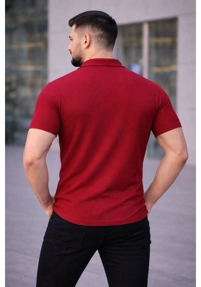 Wear Vexel Erkek Waffle Kumaş Kısa Kollu Düğmeli Açık Yaka Regular Fit Gömlek - Kırmızı Çok Renkli Wear Vexel Erkek Waffle Kumaş Kısa Kollu Düğmeli Açık Yaka Regular Fit Gömlek - Kırmızı Çok Renkli