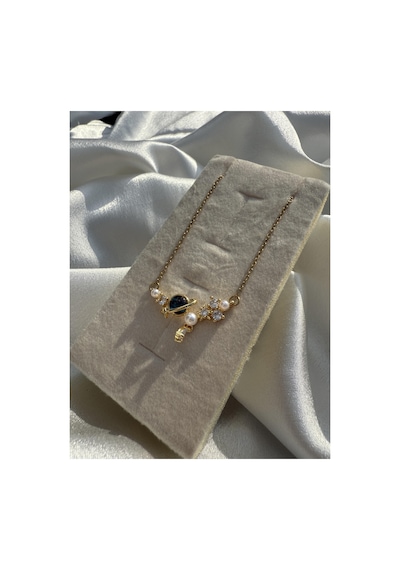 Işıltılı Elegant Heart Necklace Gümüş