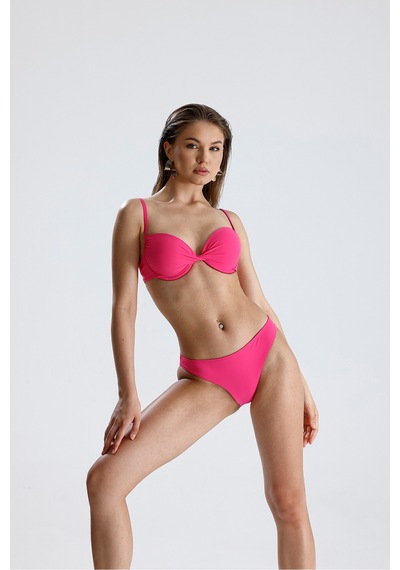 Magic Form Dekolteli Süngerli Bikini Üstü Fuşya - 724119112 Fuşya