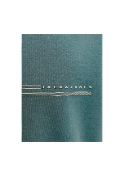Jack & Jones Jcofusıon Chest Brand Tee Ss Crew Noos Mavi