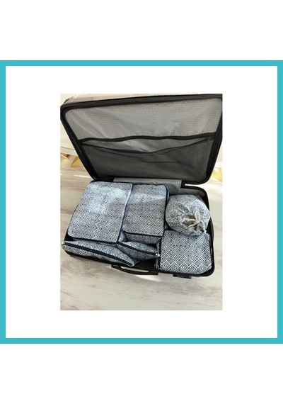 Bezos 6 Lı Valiz Düzenleyici Bavul Içi Organizer Set Seyahat Hurcu Dfnbez Çok Renkli