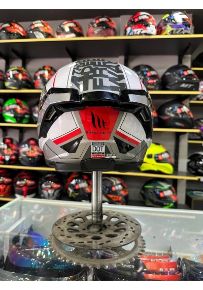 Thunder 4 Sv Freeway A5 Parlak Kapalı Kask Kırmızı