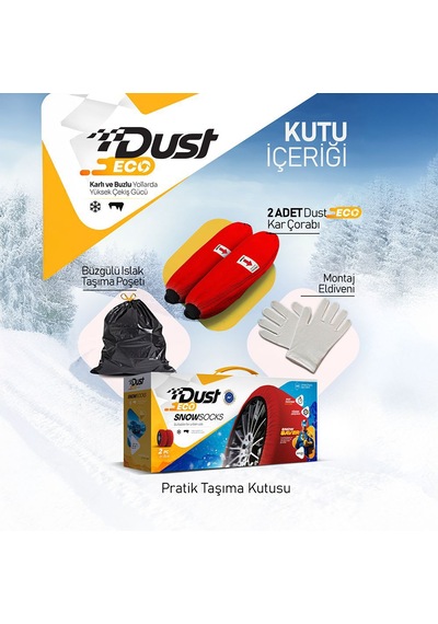 Paspro Dust Kar Çorabı Ecogrip Serisi 2XL