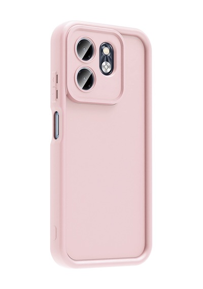 İnfinix Smart 9 Kılıf Kamera Korumalı Zore Ananas Kapak Pembe
