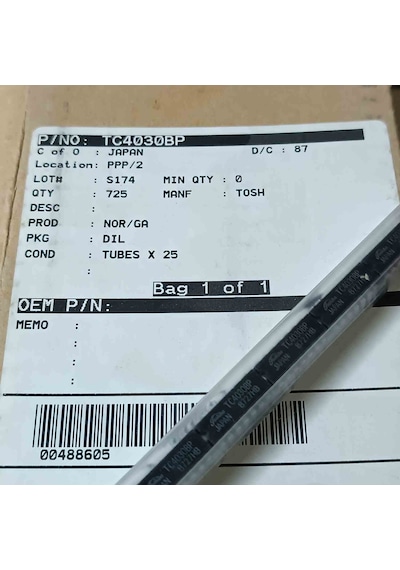 Tc4030bp Toshıba Entegreler 24 Adet
