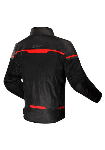 Ls2 Riva Siyah-kırmızı 4 Mevsim Motosiklet Montu
