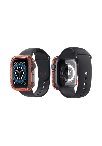 Ekılıf - Apple Uyumlu Watch 38mm - Kasa Ve Ekran Koruyucu Watch Gard 03 - Mavi
