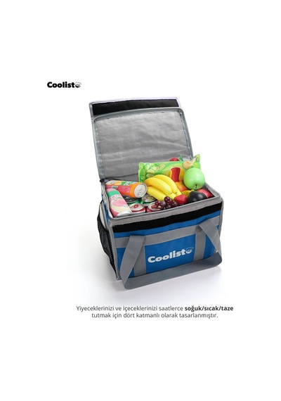 Coolist Cl36B 36 L Katlanabilir Termos Bez Çanta / Buzluk Mavi