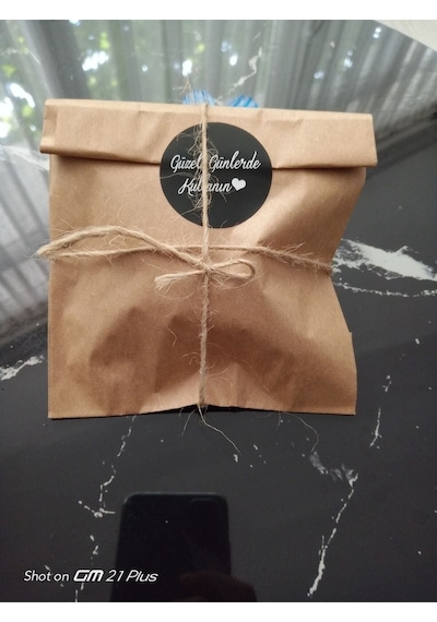 100 Adet Kraft Hediye Poşeti Ambalaj Paketi Şamua Kese Kağıdı 12x20cm 12 X 20 Kese Kağıdı