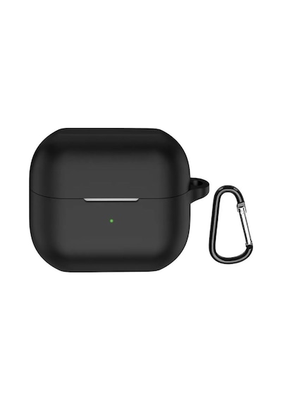Adige Samsung Galaxy Buds3 Fe Uyumlu Kulaklık Kılıfı Silikon Siyah Siyah