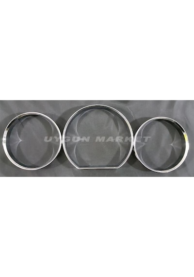 Mercedes Gösterge W124 Krom Kadran Halka W124 Gösterge Çerçeve...