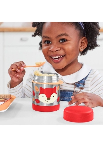 Skip Hop Zoo Paslanmaz Çelik Termos 325 Ml Tilki Tilki