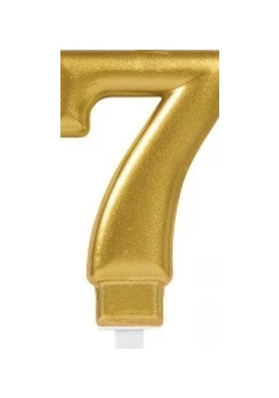 7 Rakam Mum Gold Renk Evimdeyokyok Altın