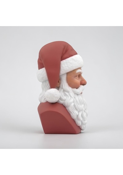 Happy3dworld Noel Baba Büst Kulaklık Standı, 3d Baskı Dj Noel Dekoru