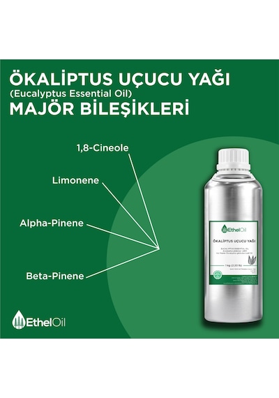 Etheloil Ökaliptus Uçucu Yağ 1 KG