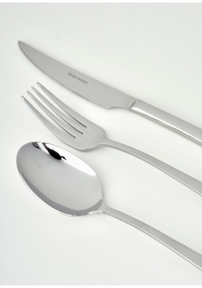 Bella Maison Floransa 36 Parça Çatal Kaşık Bıçak Seti Silver Silver