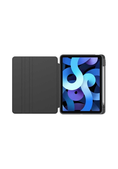 İpad Air 11 2025 M3 A3266-a3267-a3270 Uyumlu 360 Dönebilen Standlı Nayn Tablet Kılıfı - Koyu Yeşil - T36447