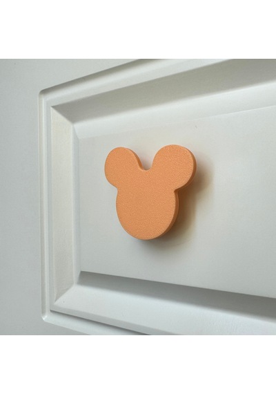 Pomerol Turuncu Mouse Dolap Kulpu-çocuk Odası, Mutfak Ve Banyo İçin Modern,şık Ve Dayanıklı Mobilya Kulp, Dh