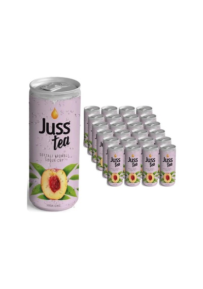 Juss Tea Şeftali Aromalı Soğuk Çay 250ml X24 Adet