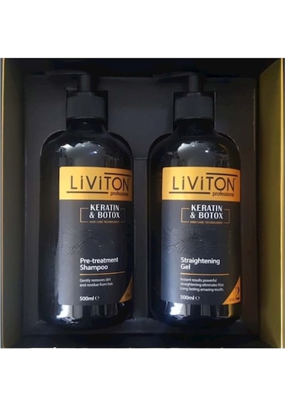 Liviton Professional Keratin Botox Şampuan 500 ML + Jel Keratin 500 ML