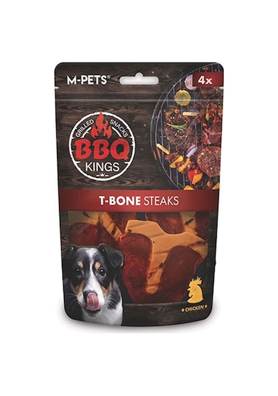 M-pets Bbq Kings T-bone Steak Tavuklu Köpek Ödül Maması 105 Gr 244-30010.01