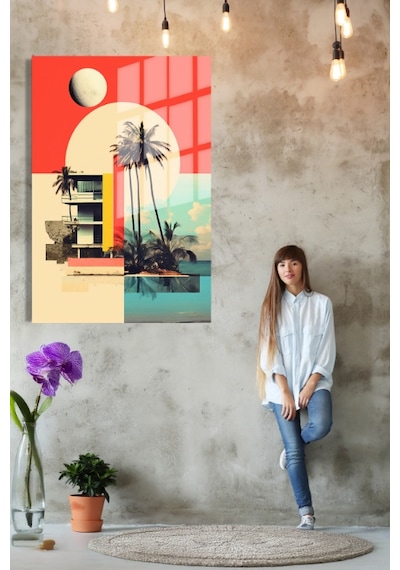 Miyrem-popart Design Cam Tablo-model: 1353