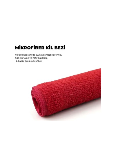 Mg Ps Kil Bezi 30x30 Cm - Mikrofiber Clay Towel