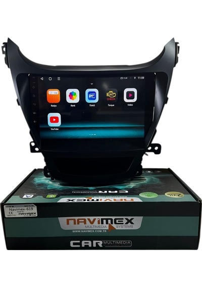 Hyundai Elentra 2014-2016 Navimex 6-64 Fanlı Profesyonel Oem Multimedia