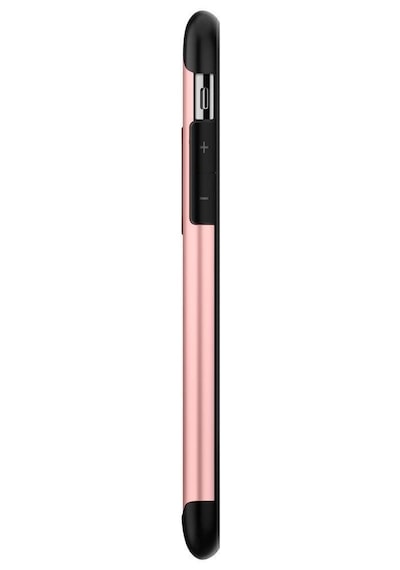 Spigen Apple Uyumlu iPhone X Kılıf Slim Armor Rose Gold