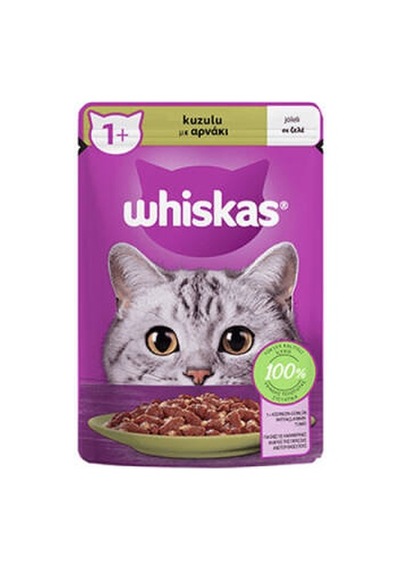 Pouch Jöle İçinde Kuzulu Yetişkin Kedi Konservesi 85 Gr