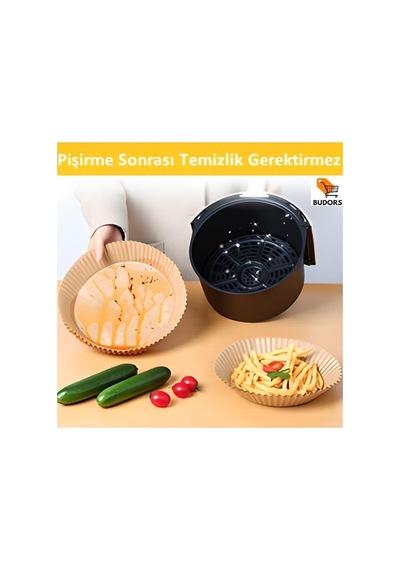 Pisirme Kagidi Airfryer Air Fryer Uyumlu Yagli Kagit Xiaomi Philips Tüm Markalara Uyumlu 50 Adet