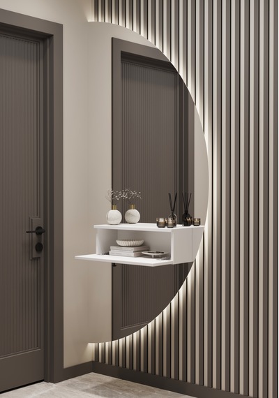 Asur 60 Cm Dresuar 100% Mdf Beyaz