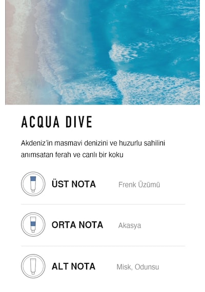 Nemlendirici, Hafif Dokulu Unisex Parfümlü El Kremi Dashu Acqua Dive Perfume Hand Cream