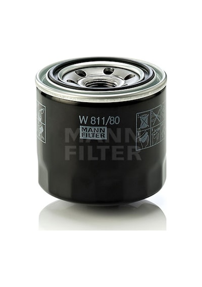 Hyundai İ20 1.2 Benzinli Yağ Filtresi 2015-2019 Mann Filter W811/80