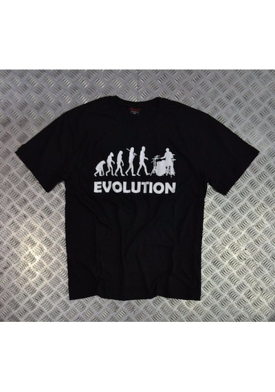 Stoned&Fame Bateri Baskılı T-shirt SIYAH