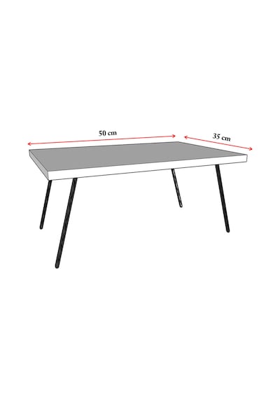 Asra Trend Katlanır Laptop Çalışma Masası LAPTOPMASA01 %100 MDF Yatak Sehpası Sonoma