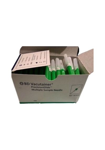 Bd Vacutainer 21g 1.5 0,8 38mm Kan Alma Yeşil Iğne Ucu 100 Adet