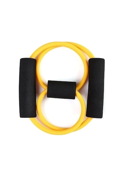 8 Şeklinde Direnç Bandı Yoga Plates Ve Vücut Geliştirme Egzersiz Bandı Diğer