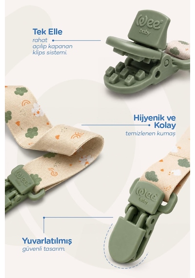 Wee Baby Cool Emzik Askısı Yeşil