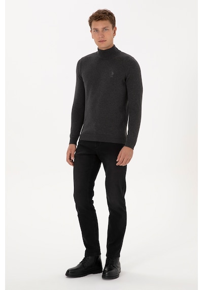 U.S. Polo Assn. Erkek Siyah Slim Fit Jean Pantolon 50316557-DN0027