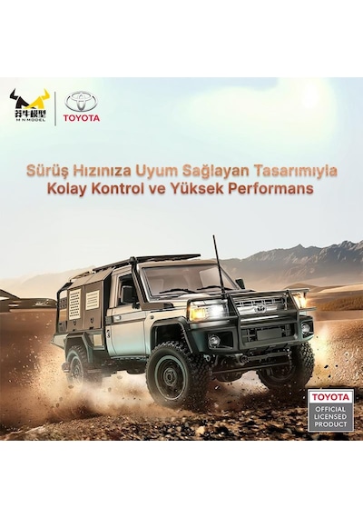 Mn Model Mn82s 1/12 Supertourer Toyota Land Cruiser Lc79 4wd Rc Model Uzaktan Kumandalı Araba Crawler Offroad Truck Rtr Lisanslı Siyah+dahili Işık Seti