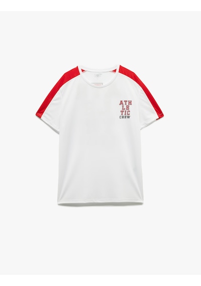 Koton Kısa Kollu Bisiklet Yaka Renk Kontrastlı Arkası Baskılı Oversize Spor Tişört Beyaz 5sam10120nk Beyaz Koton Kısa Kollu Bisiklet Yaka Renk Kontrastlı Arkası Baskılı Oversize Spor Tişört Beyaz 5sam10120nk Beyaz